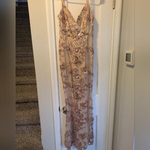 Lulu's Dusty Pink Dress